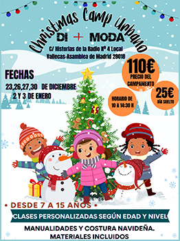 CAMPAMENTO DE NAVIDAD DI + MODA 2024