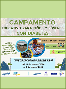 CAMP EDUCATIVO NIÑOS Y JÓVENES DIABÉTICOS 2024