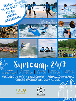 SURFCAMP 24.7 AVENTURA Y ANIMACIÓN 2024