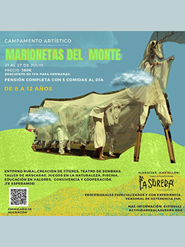 CAMPAMENTO ARTISTICO MARIONETAS DEL MONTE 2024