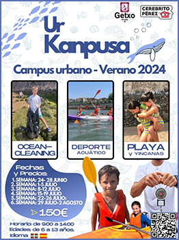 CAMPAMENTO DE VERANO EN GETXO UR KANPUSA 2024