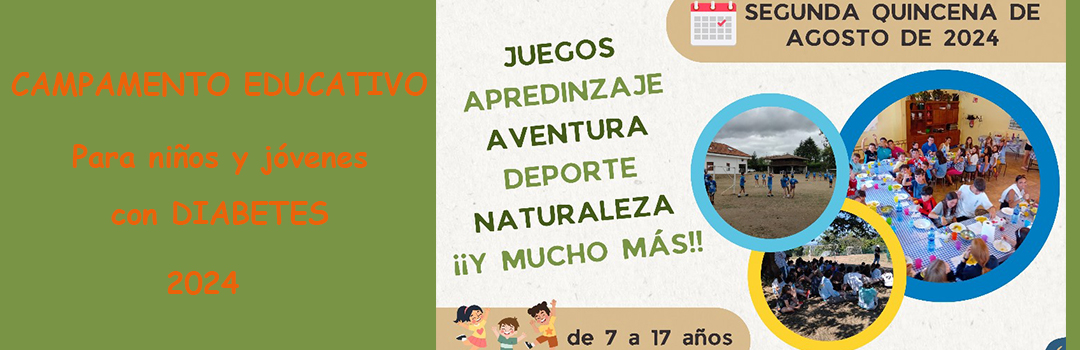 CAMP EDUCATIVO NIÑOS Y JÓVENES DIABÉTICOS 2024