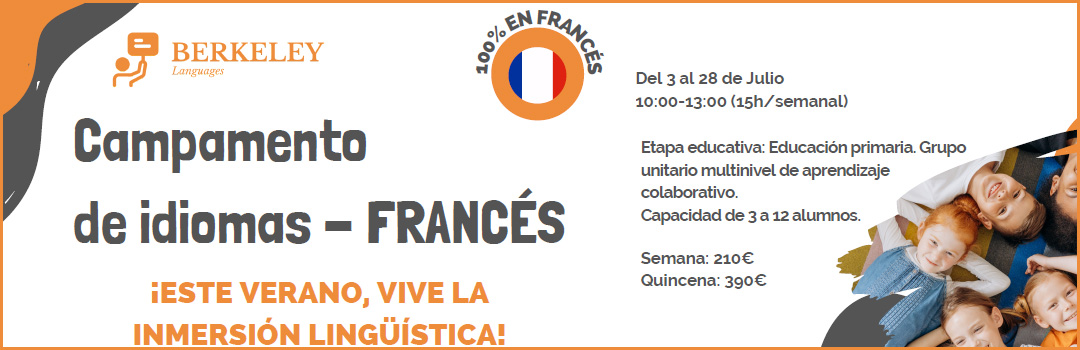 CAMPAMENTO DE IDIOMAS - FRANCÉS 2023